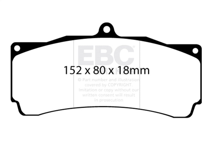 EBC Brakes Bluestuff Street and Track Day Brake Pads - Bull Strap