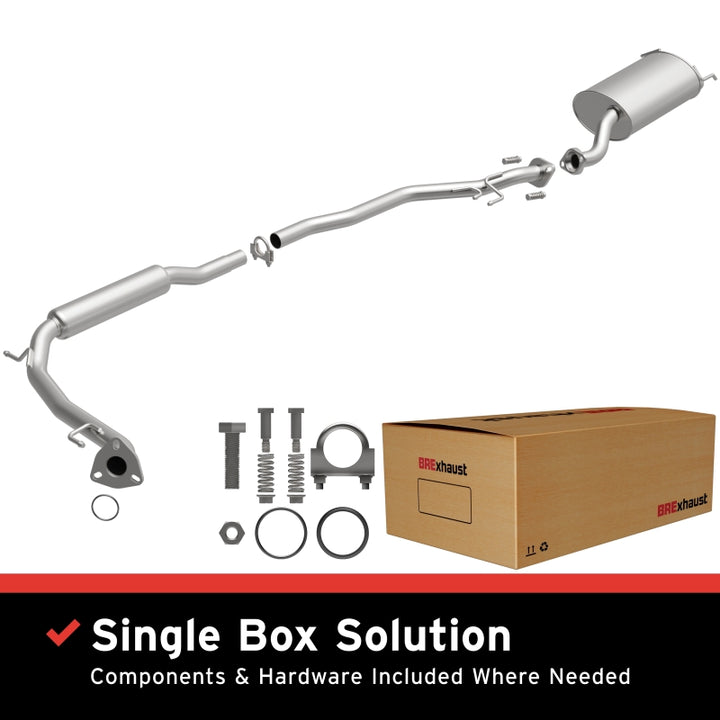 MagnaFlow BRE Exhaust Kit 07-08 Honda Fit 1.5L - Bull Strap