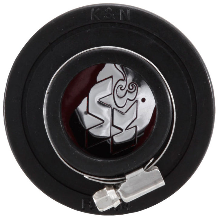 K&N 1.375 inch ID 3 inch OD 2.5 inch H Clamp On Crankcase Vent Filter - Bull Strap