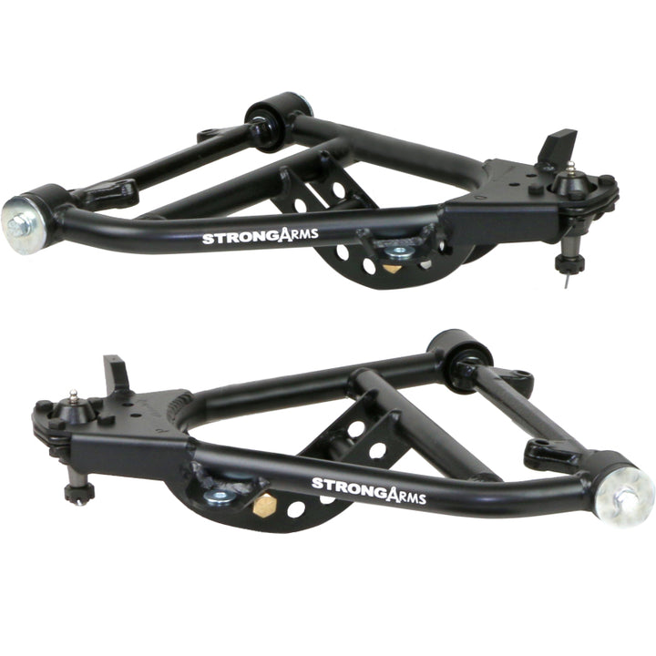 Ridetech 55-57 Chevy Front Lower StrongArms for use with Shockwaves or CoilOvers - Bull Strap