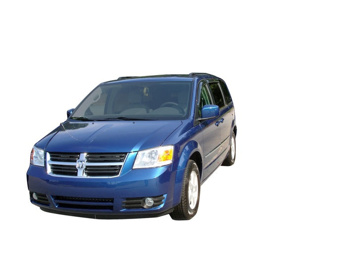 AVS 08-16 Chrysler Town & Country Ventvisor Outside Mount Window Deflectors 4pc - Smoke - Bull Strap