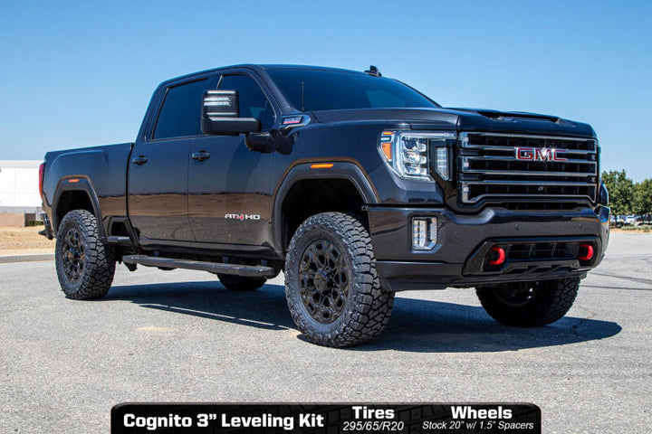 Cognito 20-24 Chevy/GMC Silverado/Sierra 2500/3500 HD 2WD/4WD 3in Standard Leveling Lift Kit - Bull Strap