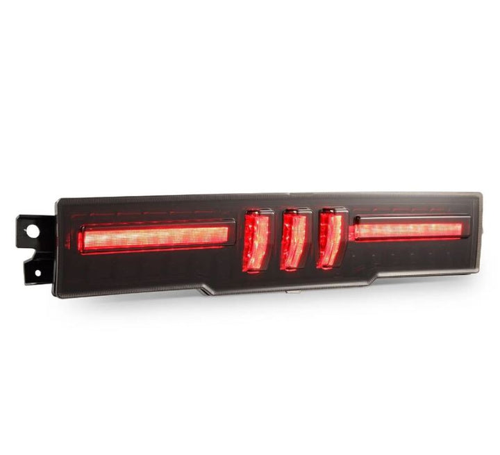 AlphaRex 21-24 Toyota GR86 / 21-24 Subaru BRZ NOVA-Series Prismatic LED Fourth Brake Light Blk Smoke - Bull Strap