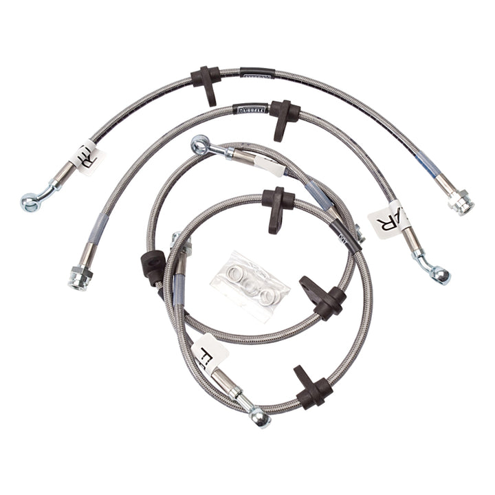 Russell Performance 92-95 Honda Civic (All with rear discs/ no ABS) Brake Line Kit - Bull Strap