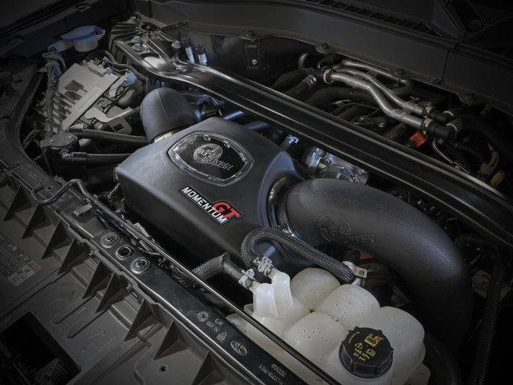 aFe Momentum GT Pro Dry S Cold Air Intake System 20-21 Ford Explorer ST V6-3.0L TT - Bull Strap