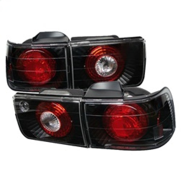 Spyder Honda Accord 92-93 4Dr Euro Style Tail Lights Black ALT-YD-HA92-4D-BK - Bull Strap