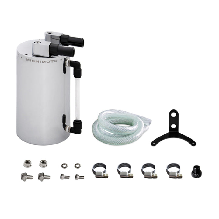 Mishimoto Large Aluminum Oil Catch Can - Bull Strap