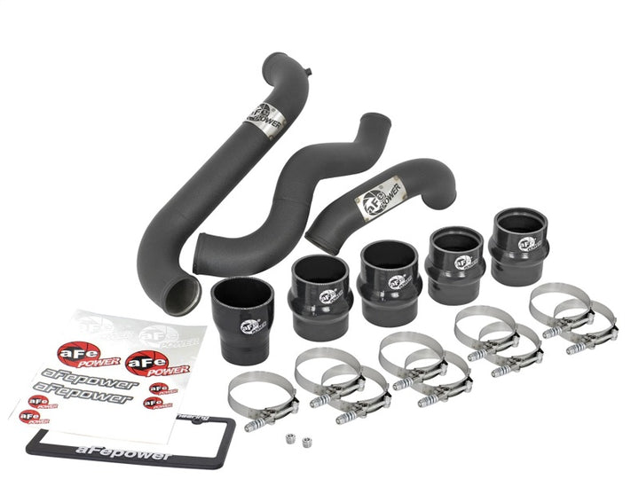 aFe Bladerunner 3in Intercooler Tubes Combo 11-16 GM Diesel Trucks V8 6.6L (td) LML - Bull Strap