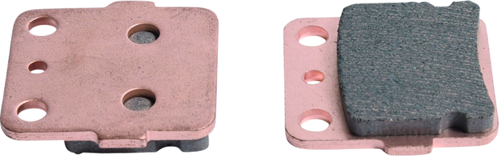 QuadBoss 04-08 Arctic Cat 400 DVX Front Left Sintered Brake Pad - Bull Strap
