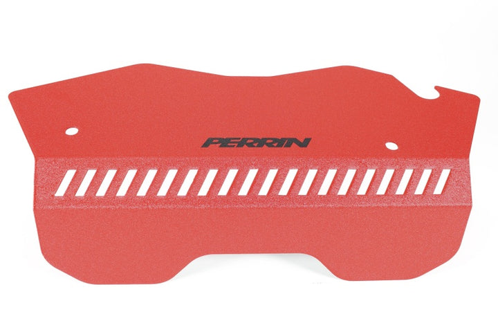 PERRIN 22-25 Subaru WRX Pulley Cover - Red (TALL - For Use w/o PERRIN AOS) - Bull Strap