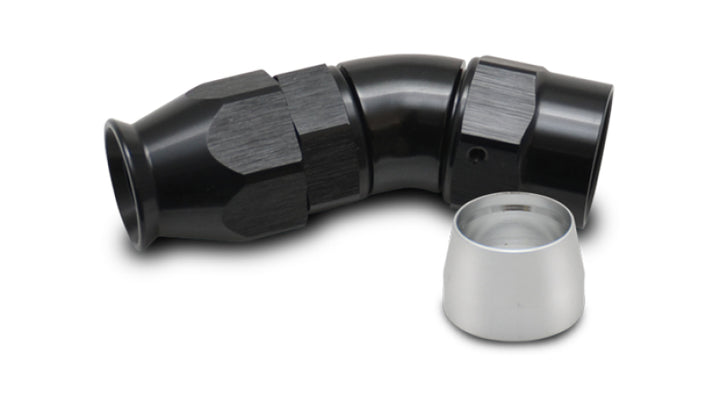 Vibrant -10AN 30 Degree Hose End Fitting for PTFE Lined Hose - Bull Strap