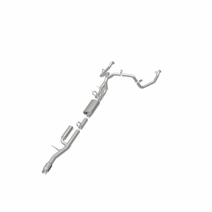 MagnaFlow 24-25 Chevrolet/GMC Silverado/Sierra 1500 ZR2/AT4X Overland Series Cat-Back Exhaust System - Bull Strap