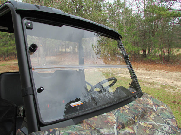 Seizmik 15-23 Polaris Ranger 500/ 570/ EV Mid-Size Windshield Versa-Fold Double-Coated - Bull Strap