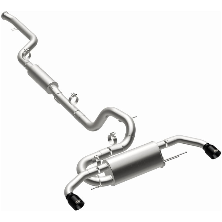 MagnaFlow 24-26 Ineos Grenadier Overland Series Black Chrome Cat-Back Performance Exhaust System - Bull Strap