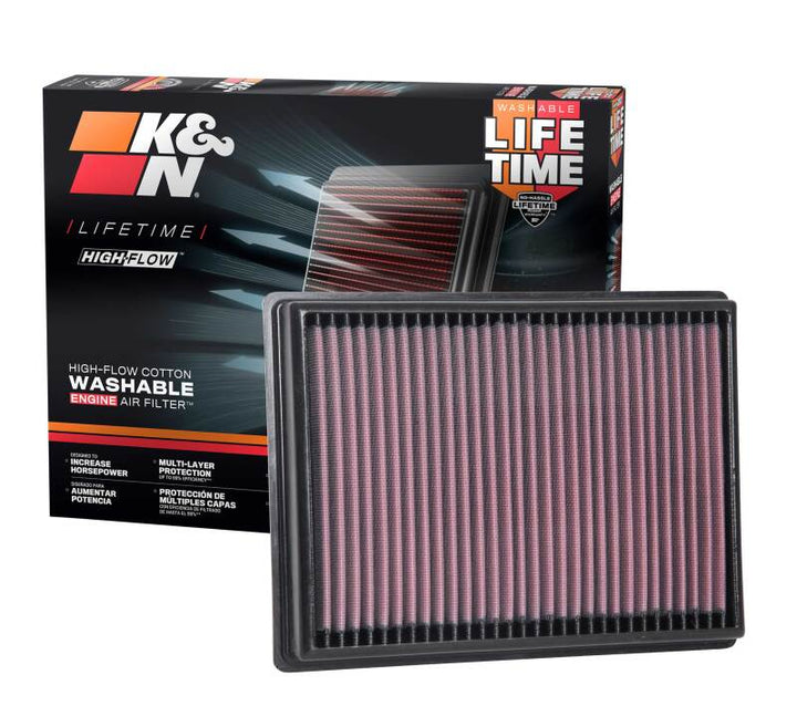 K&N 2019 Honda Insight L4-1.5L F/I Replacement Drop In Air Filter - Bull Strap