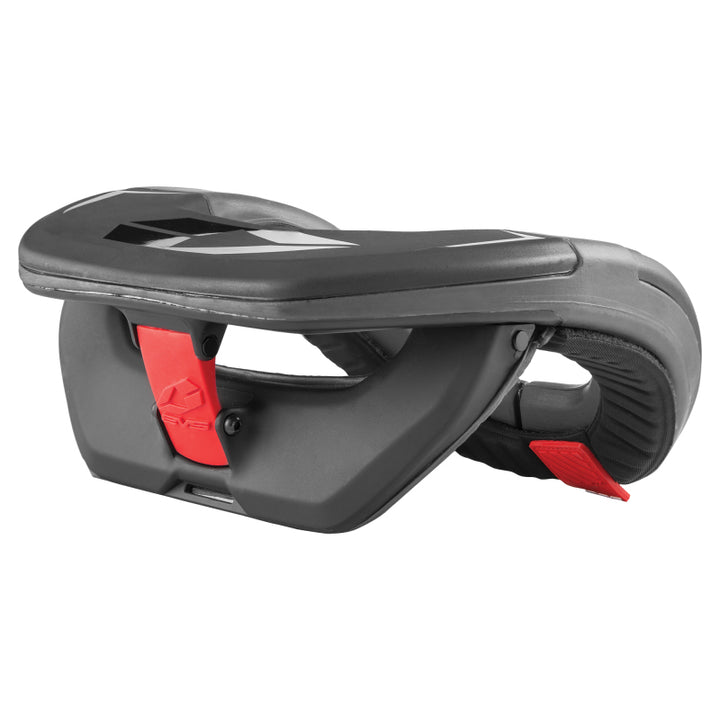EVS R4 Race Collar Black - Youth - Bull Strap