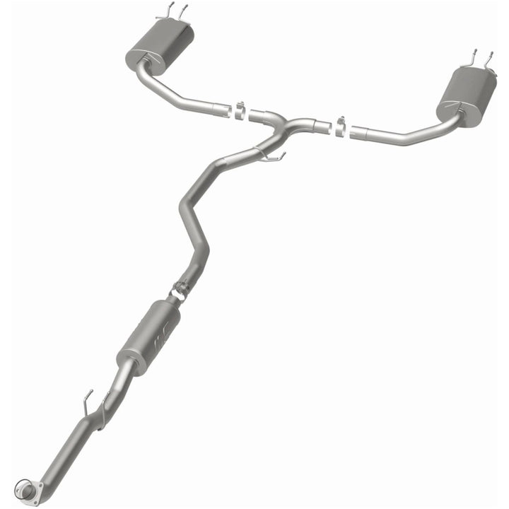 MagnaFlow CatBack 2018 Honda Accord L4 2.0LGAS 2.5in Dual Outlet Stainless Street Series Exhaust - Bull Strap