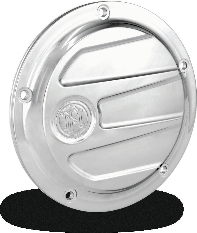 Performance Machine Scallop Derby Cover - Chrome - Bull Strap