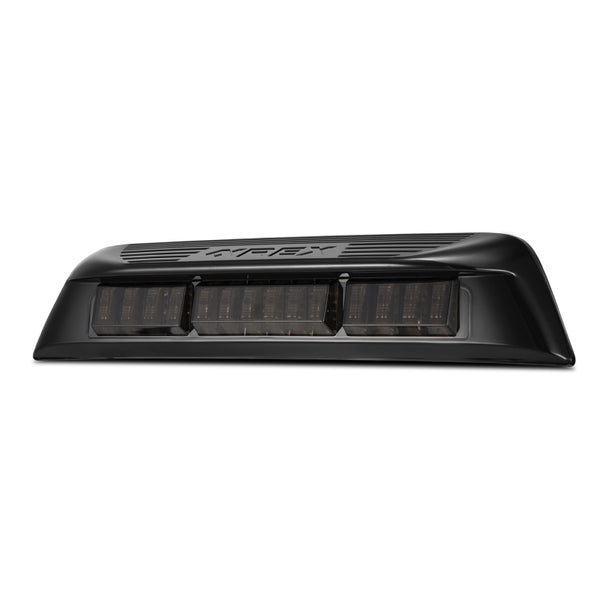 AlphaRex 16-23 Toyota Tacoma LUXX-Series LED 3rd Brake Light Black Smoke - Bull Strap