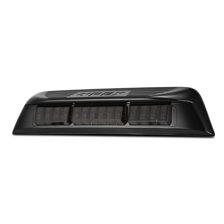 AlphaRex 16-23 Toyota Tacoma LUXX-Series LED 3rd Brake Light Black Smoke - Bull Strap