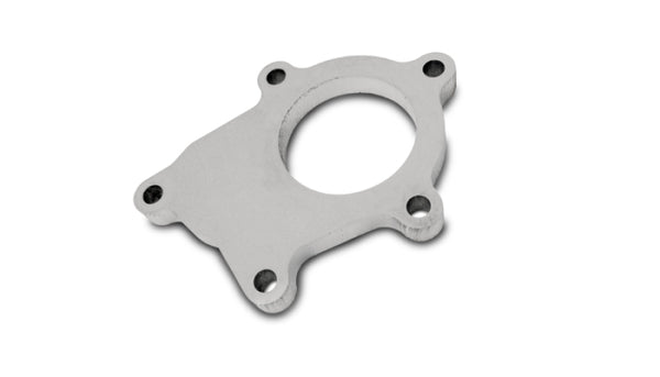 Vibrant T3 Turbo Discharge Flange (5 Bolt) for External Wastegate applicationsT304 SS 1/2in Thick - Bull Strap