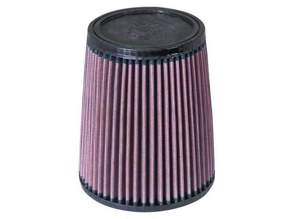 K&N Universal Rubber Filter 2.75in Flange ID x 5.875in Base OD x 4.75in Top OD x 7in Height - Bull Strap