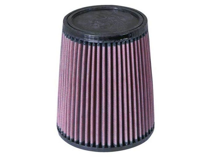 K&N Universal Rubber Filter 2.75in Flange ID x 5.875in Base OD x 4.75in Top OD x 7in Height - Bull Strap