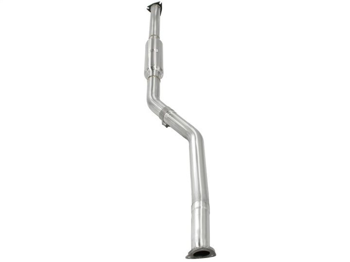 aFe Takeda Exhaust Mid-Pipe 13-14 Honda Accord Coupe EX-L V6 3.5L 304SS - Bull Strap