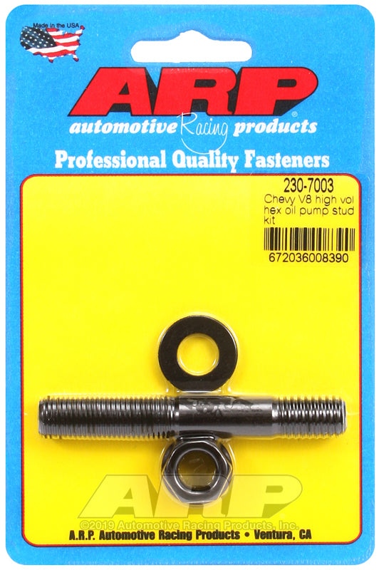 ARP Chevrolet V8 High Volume Hex Oil Pump Stud Kit - Bull Strap