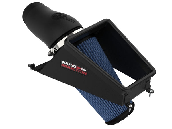 aFe Rapid Induction Pro 5R Cold Air Intake System 14-19 Mercedes-Benz CLA250 L4-2.0L (t) - Bull Strap