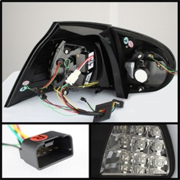 Spyder Volkswagen Golf V 06-09 LED TURN SIGNAL LED Tail Lights Black ALT-YD-VG03-LED-BK - Bull Strap