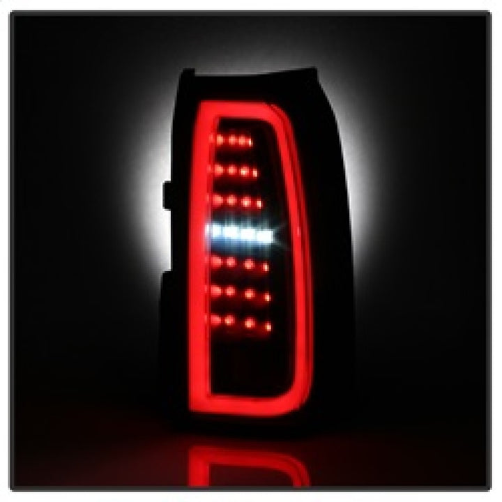 Spyder Chevy Tahoe / Suburban 15-17 LED Tail Lights - Black Smoke (ALT-YD-CTA15-LED-BSM) - Bull Strap