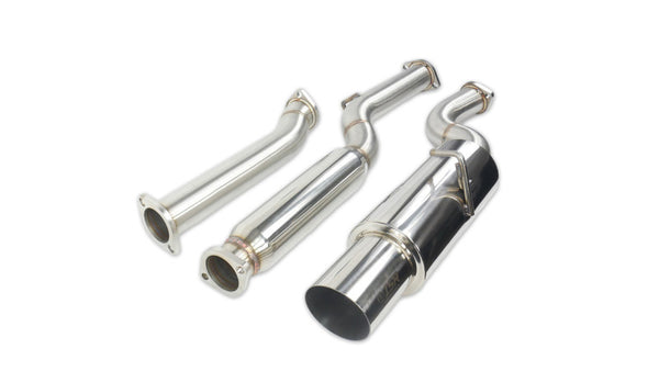 ISR Performance GT Single Exhaust - 2009+ Hyundai Genesis Coupe 2.0T - Bull Strap