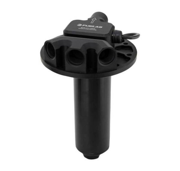 Fuelab High Efficiency SAE Plate Mount Brushless Fuel Pump - 2800 HP - Bull Strap