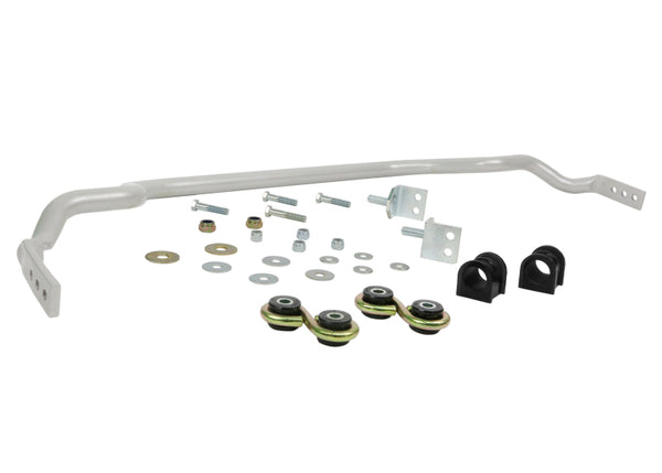 Whiteline 84-96 Nissan 180SX / 89-98 240SX / 88-91 Silvia Front 27mm Heavy Duty Adjustable Sway Bar - Bull Strap