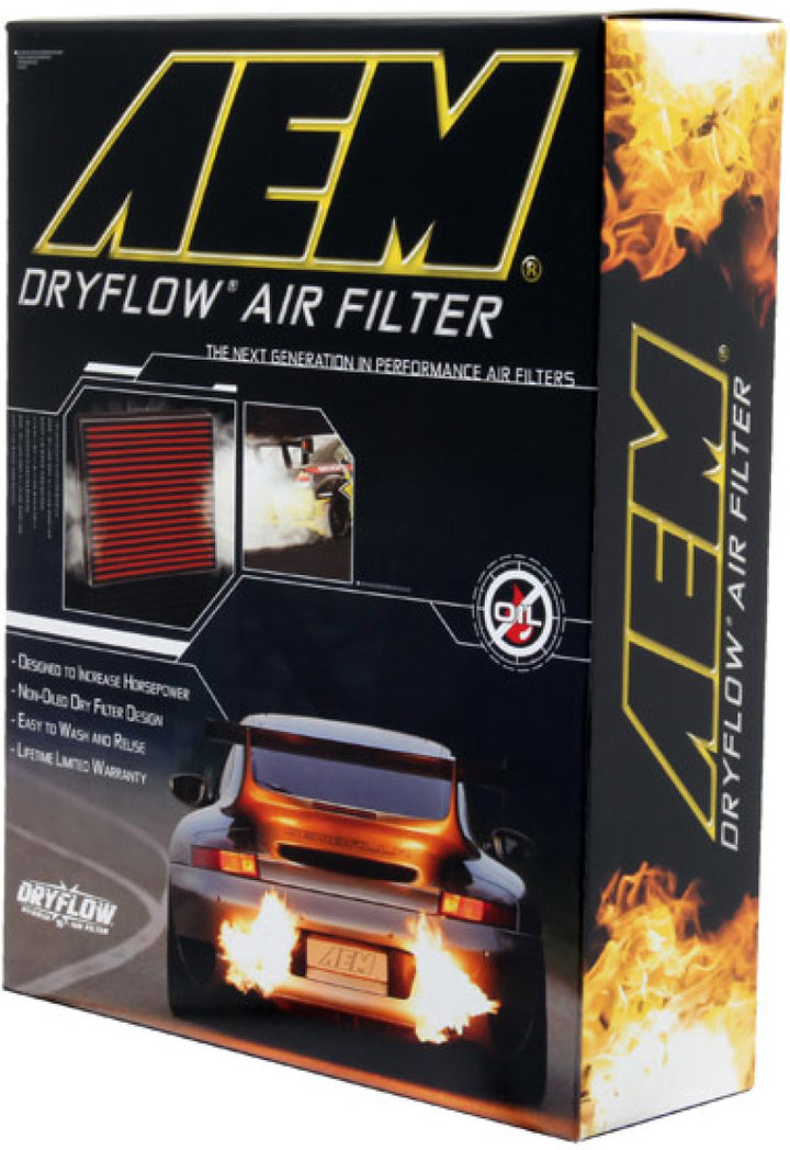 AEM 13-20 Nissan Sentra 1.8L DryFlow Air Filter - Bull Strap