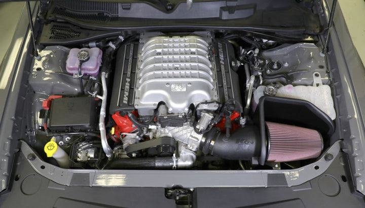 K&N 2018 Dodge Challenger Demon V8-6.2L F/I AirCharger Performance Intake - Bull Strap