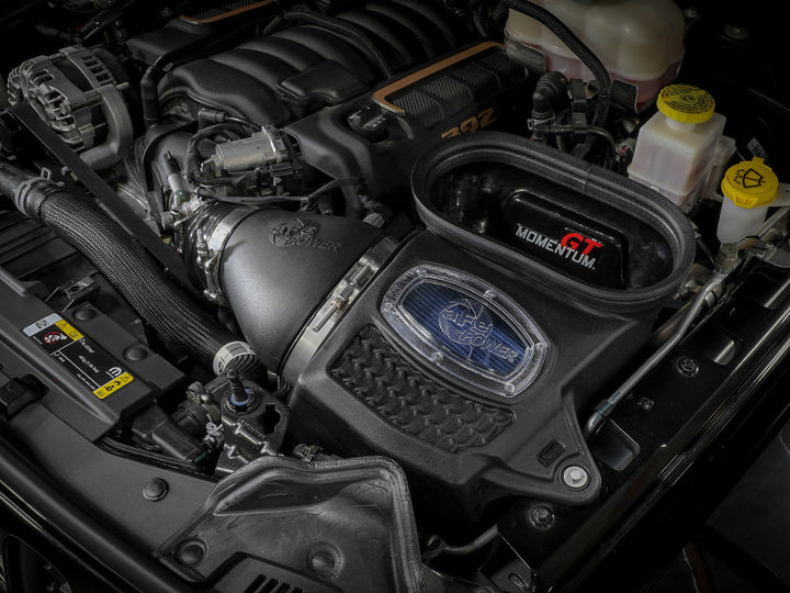 aFe 21 Jeep Wrangler 392 JL V8-6.4L Momentum GT Cold Air Intake System w/ Pro 5R Filter - Bull Strap