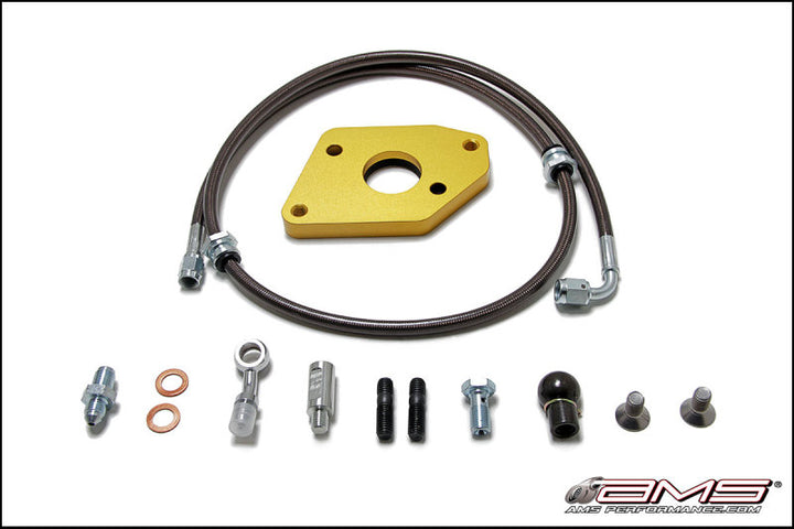 AMS Performance 08-15 Mitsubishi EVO X Clutch Master Cylinder Conversion w/Master Cylinder - Bull Strap