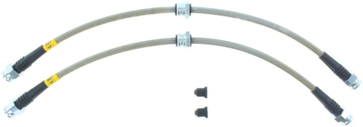 StopTech Stainless Steel Front Brake lines for 07-09 Mazda 3 - Bull Strap
