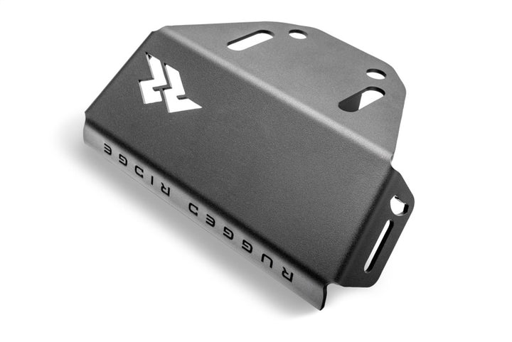 Rugged Ridge 07-23 Jeep Wrangler JK/JKU/JL/JLU & 20-23 Gladiator Hitch Skid Plate 2in. Rec - Tex Blk - Bull Strap