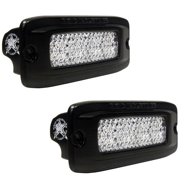Rigid Industries SRQ - Flush Mount - Diffused - Back Up Light Kit - Bull Strap