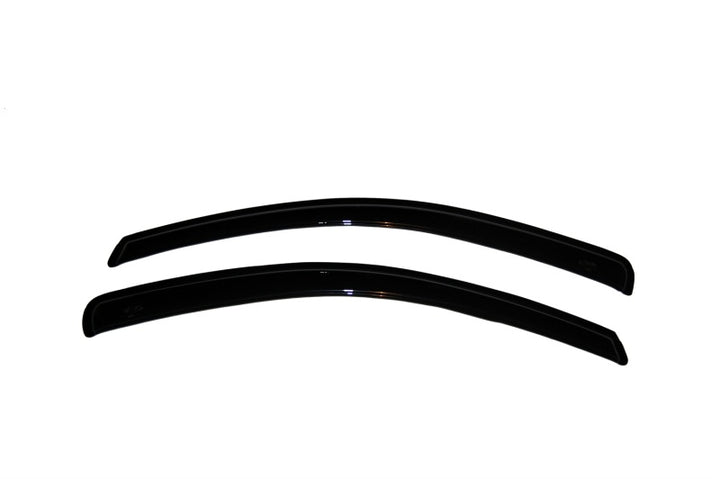 AVS 76-93 Dodge Ramcharger Ventvisor Outside Mount Window Deflectors 2pc - Smoke - Bull Strap