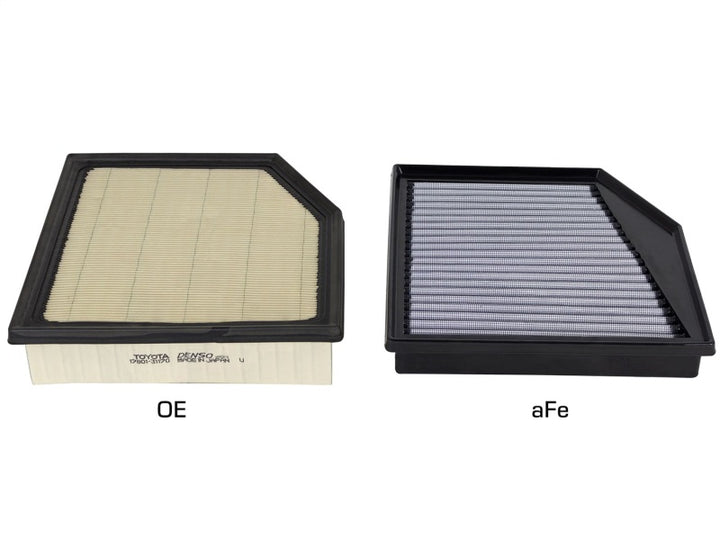 aFe MagnumFLOW OEM Replacement Air Filter PRO Dry S 14-15 Lexus IS 250/350 2.5L/3.5L V6 - Bull Strap