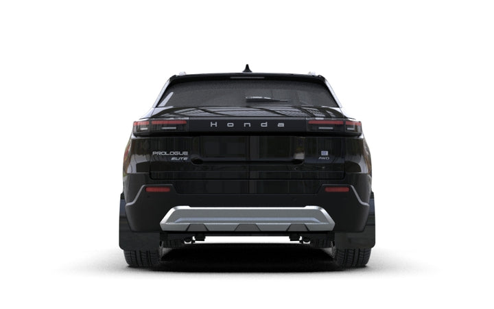Rally Armor 24-25 Honda Prologue Black Mud Flap - Metallic Black Logo - Bull Strap