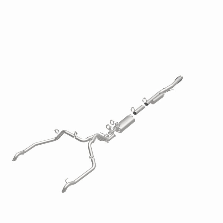 MagnaFlow 24-25 Chevrolet/GMC Silverado/Sierra 1500 ZR2/AT4X Overland Series Cat-Back Exhaust System - Bull Strap