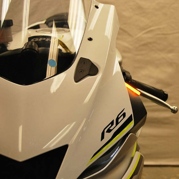 New Rage Cycles 17+ Yamaha YZF-R6 Fender Eliminator Kit - Bull Strap