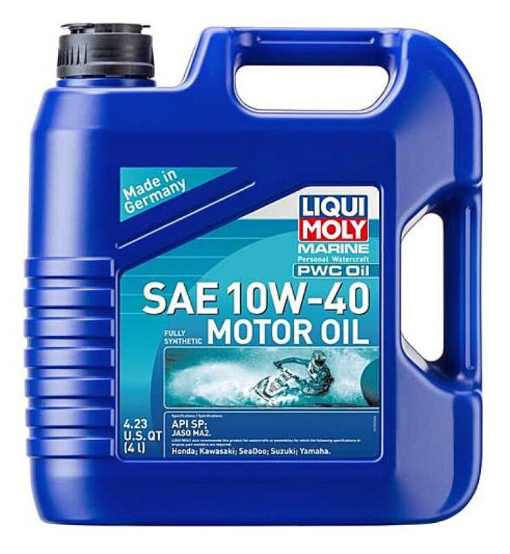 LIQUI MOLY 4L Marine PWC Motor Oil SAE 10W40 - Bull Strap