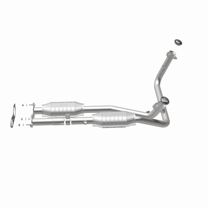 MagnaFlow Conv DF GM Truck/Suv Dual Outlet 96 - Bull Strap