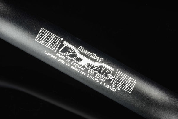 Renthal 09-12 KTM SX/ SX-F/ 06-13 Suz RM/ RMZ/ 18-21 Yamaha YZ-F Fatbar - Black - Bull Strap